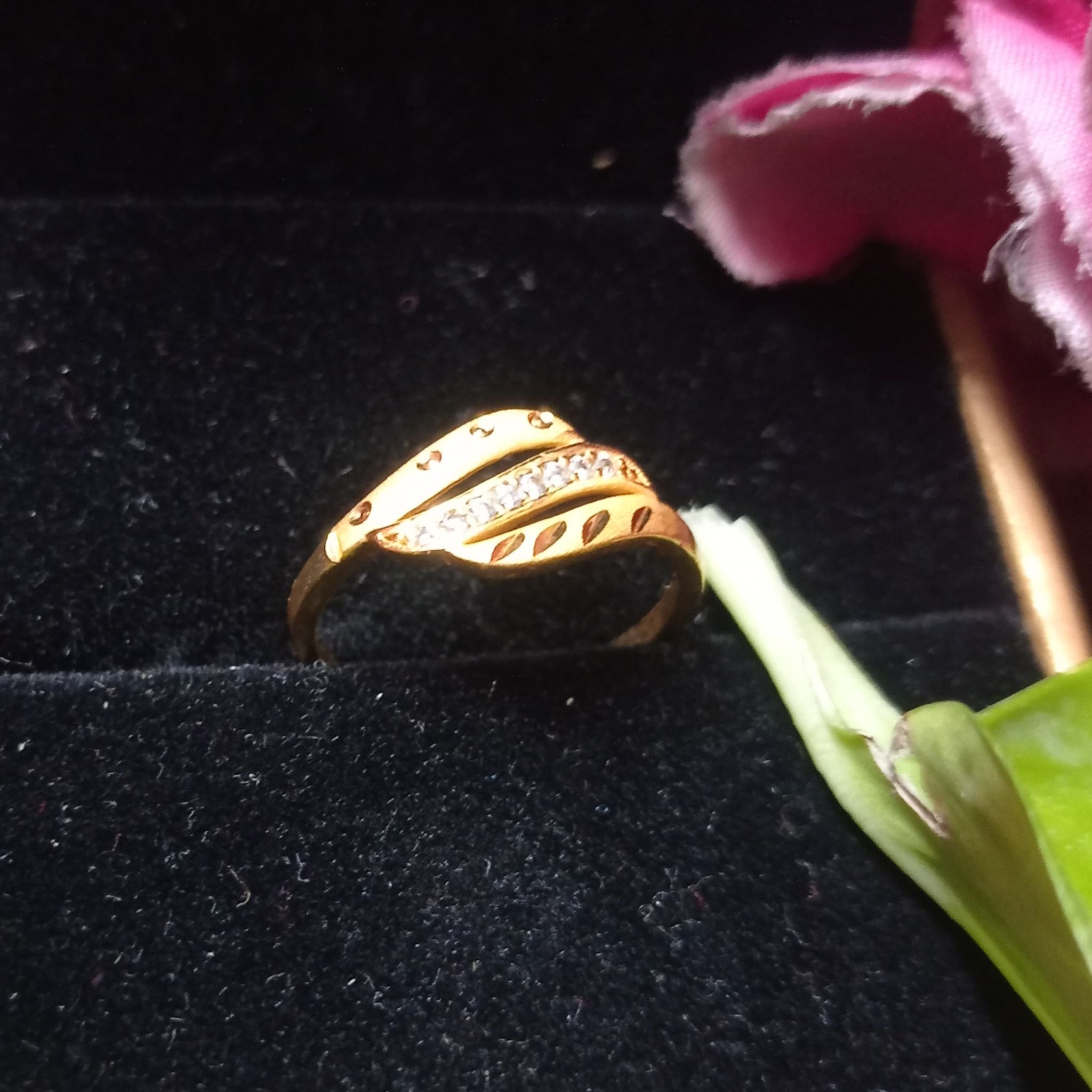 Gold Plated Zircon Ring for Women Stylish & Trendy Ring For Women