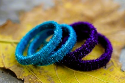  3-Pack Velvet Scrunchies for Women - Soft Hair Ties for Girls - Gentle on Hair - No Damage - Colorful Hair Accessories