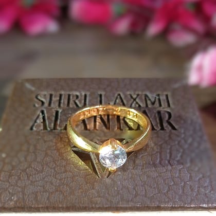 Women's  Ring Gold Plated Ring with Stones – Elegant & Trendy for Women