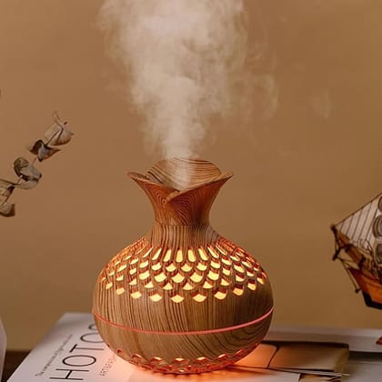 Flower Humidifier & Aroma Diffuser – Cool Mist Humidifier for Home, Bedroom, Car