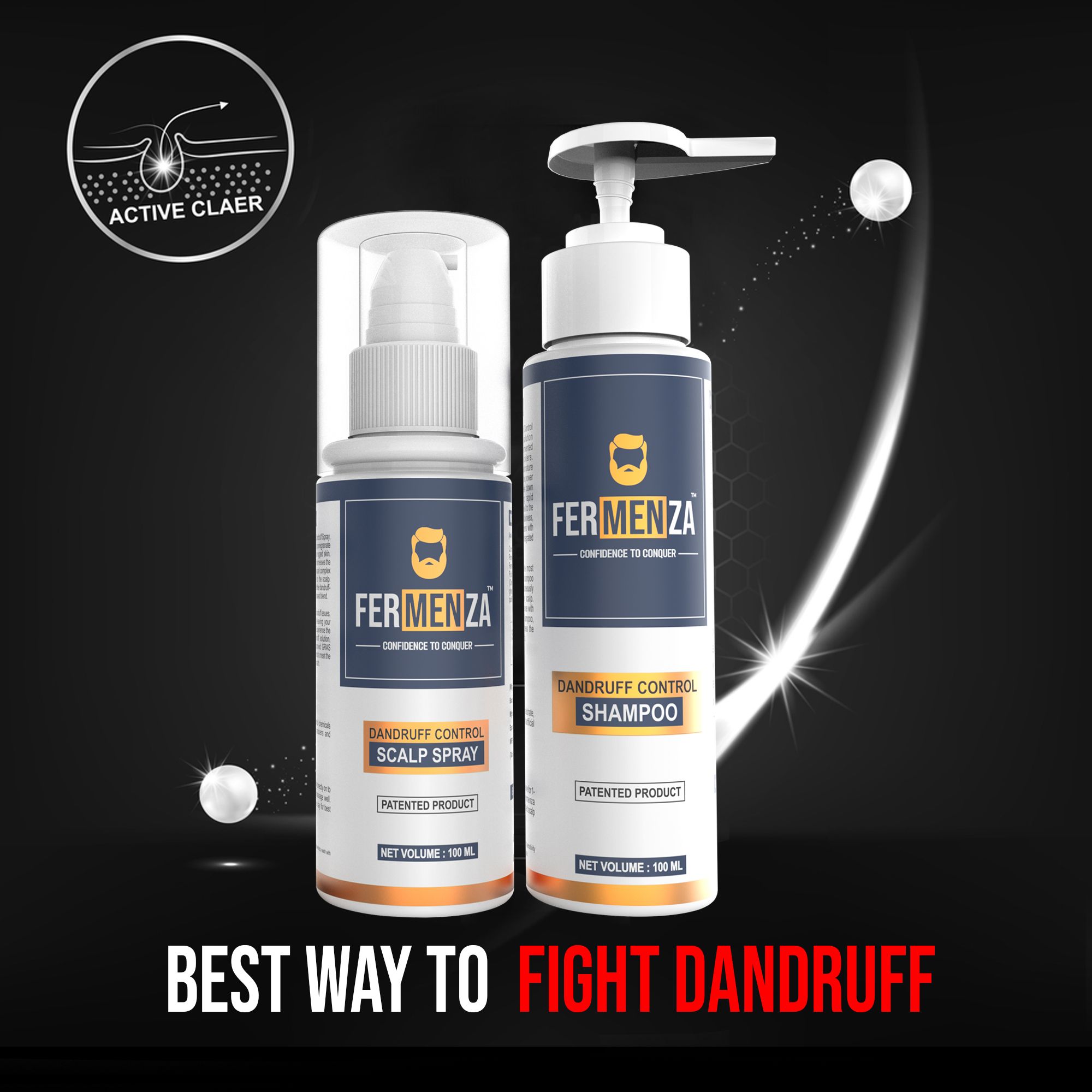 Fermenza Dandruff Control & Scalp Spray Combo