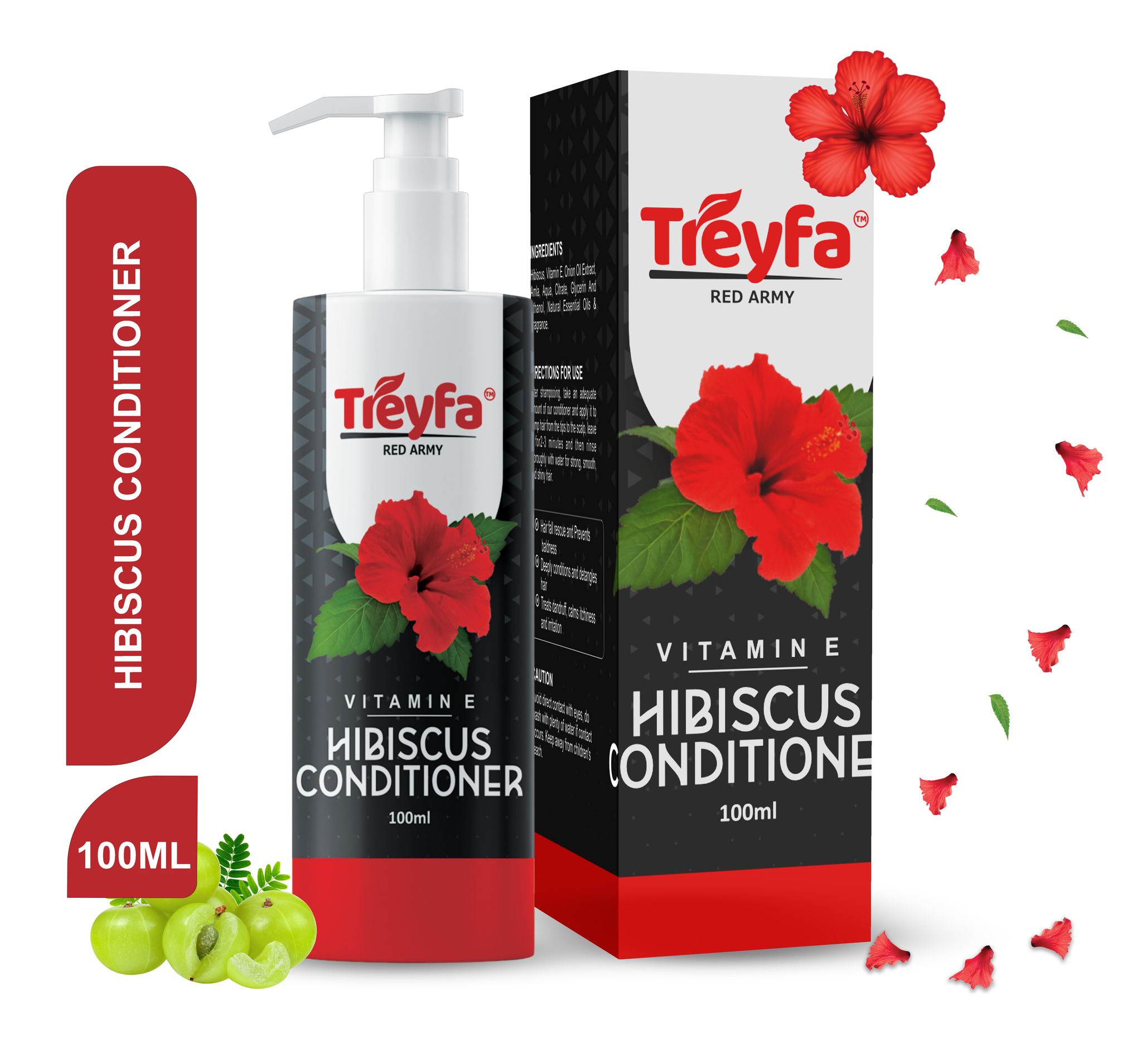 Treyfa Hibiscus conditioner for hair growth & hair fall control (100ml)