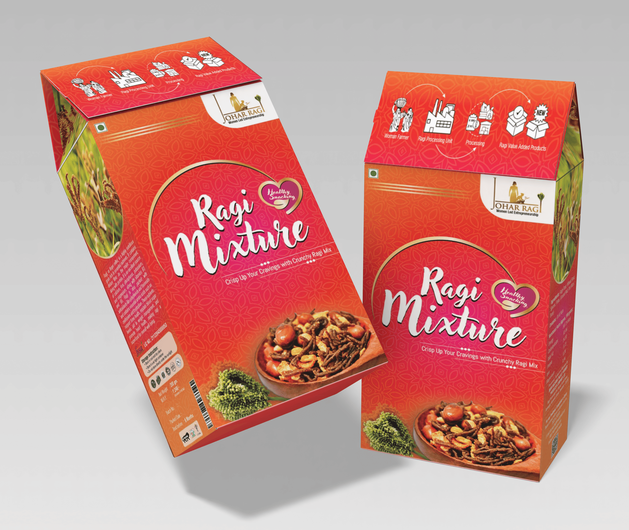 Johar Ragi Mixture: A Healthy and Crunchy Snack