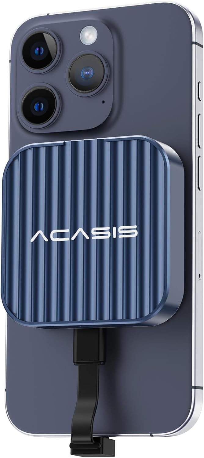 ACASIS 2230 SSD Enclosure with Magsafe for iPhone 15 Pro Max ProRes, 10Gbps USB C 3.2 Gen2, Aluminum body, Support M-Key B+M Key UASP( UP to 2TB)