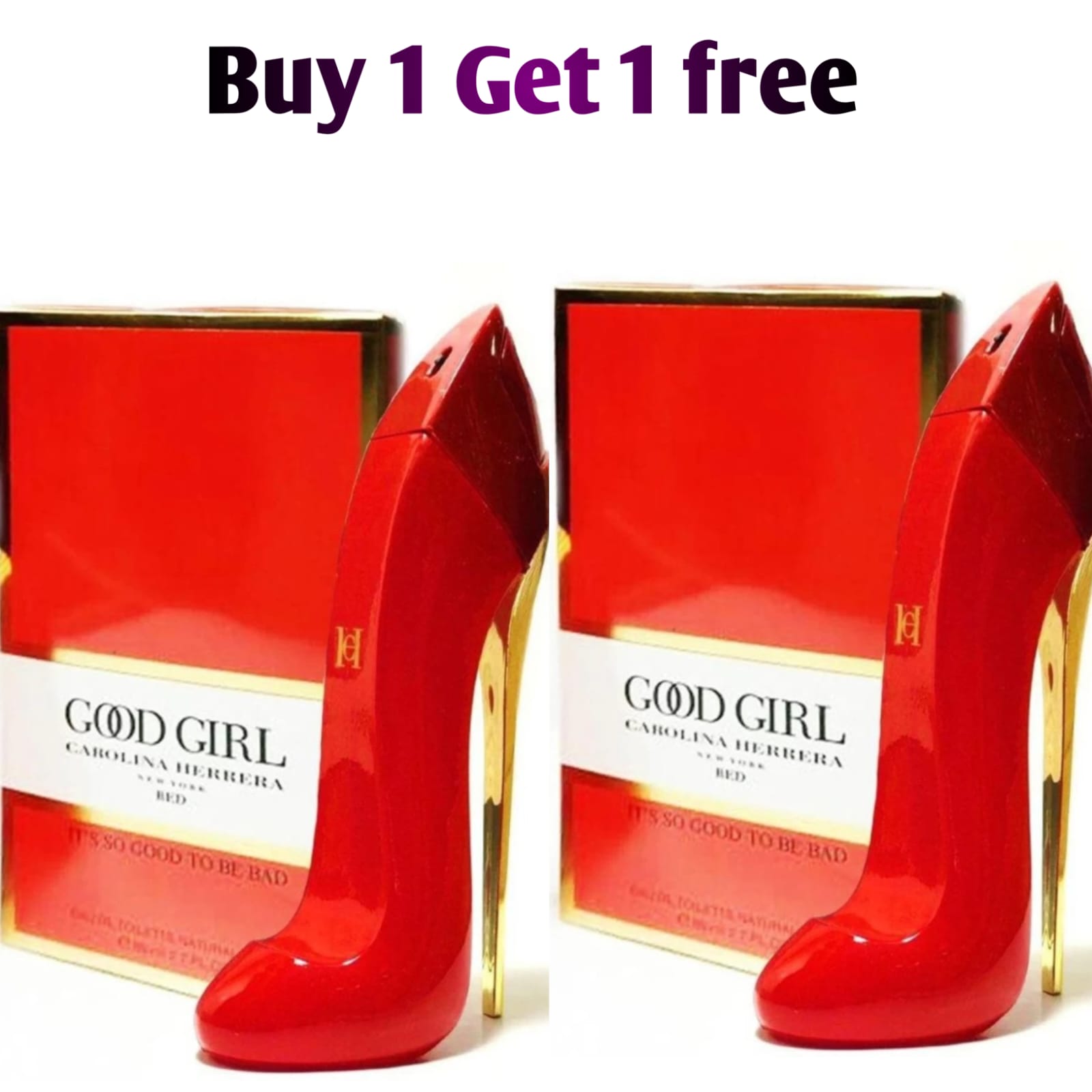 Carolina Herrera Good Girl Red Eau de Parfum - 80 ml  (For Women) Buy 1 Get 1 Free
