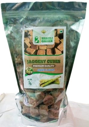 Ginger Flavored Jaggery Cubes