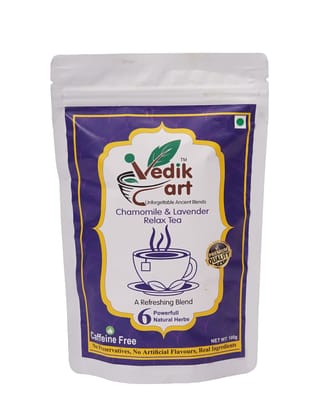 Chamomile Lavender Relax Tea - Caffeine-Free Herbal Tea Blend - 100g Chamomile Lavender Relax Tea - Caffeine-Free Herbal Tea Blend - 100g