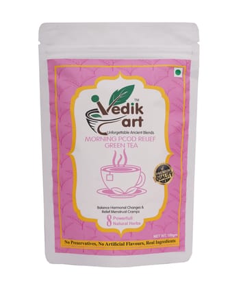 PCOD Relief Green Tea with Morning formula - 100% Natural & Caffeine-Free,Balance Your Hormones Naturally PCOD Relief Green Tea with Morning formula - 100% Natural & Caffeine-Free,Balance Your Hormones Naturally