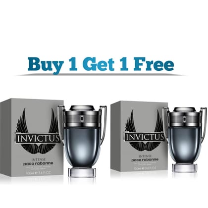 Paco Rabanne Invictus Intense Eau De Parfum for Men 100ml - Buy 1 Get 1 Free