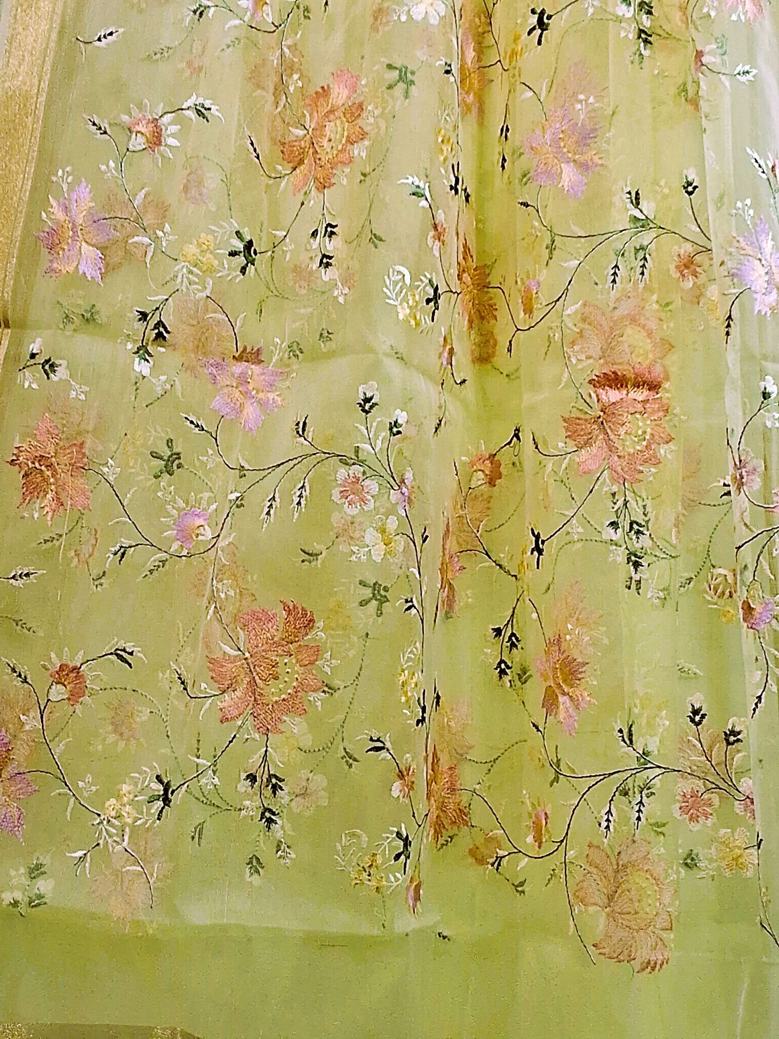 Organza Dupatta with Kasidha work