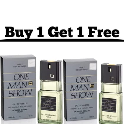 Jacques Bogart One Man Show Eau de Toilette for Men 100ml – Buy 1 Get 1 Free
