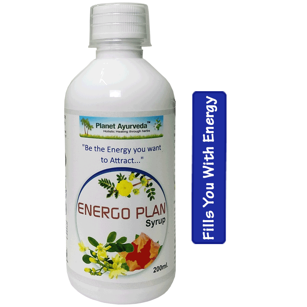 Planet Ayurveda Energo Plan Syrup [Pack of 3] - 200ml - Be the Energy You Want to Attract