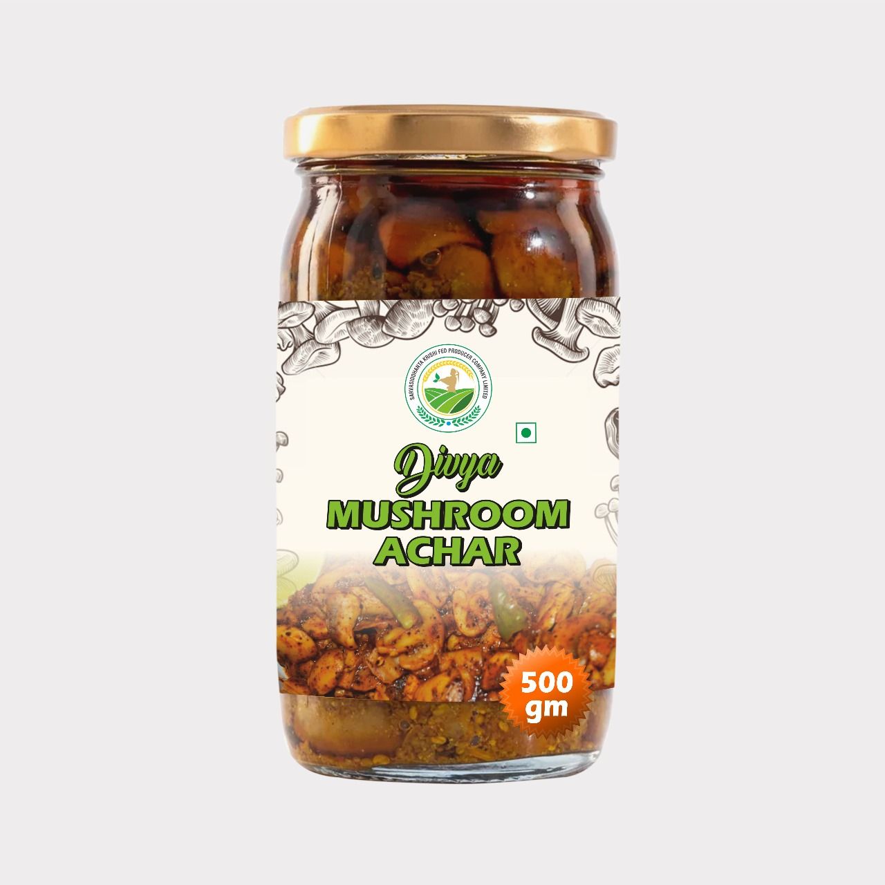 Divya Mushroom Achar (500 gm)