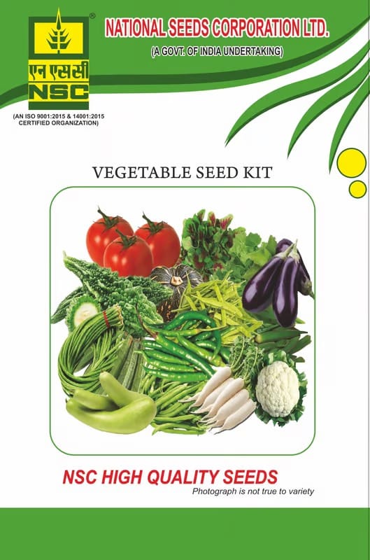 NSC Vegetable Kitchen Garden Seed Kit  120 GRAM