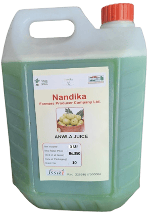 Nandika 5Ltr Amla Juice - 100% Natural, Fresh & Pure