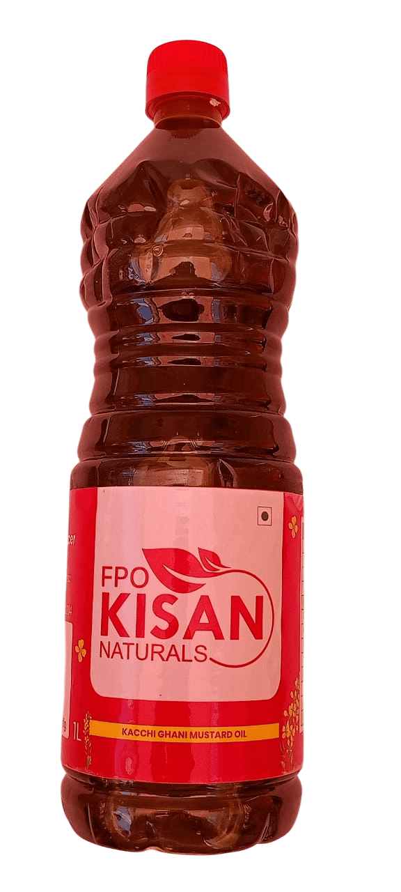 FPO Kisan Naturals Cold Pressed Mustard Oil - 1L