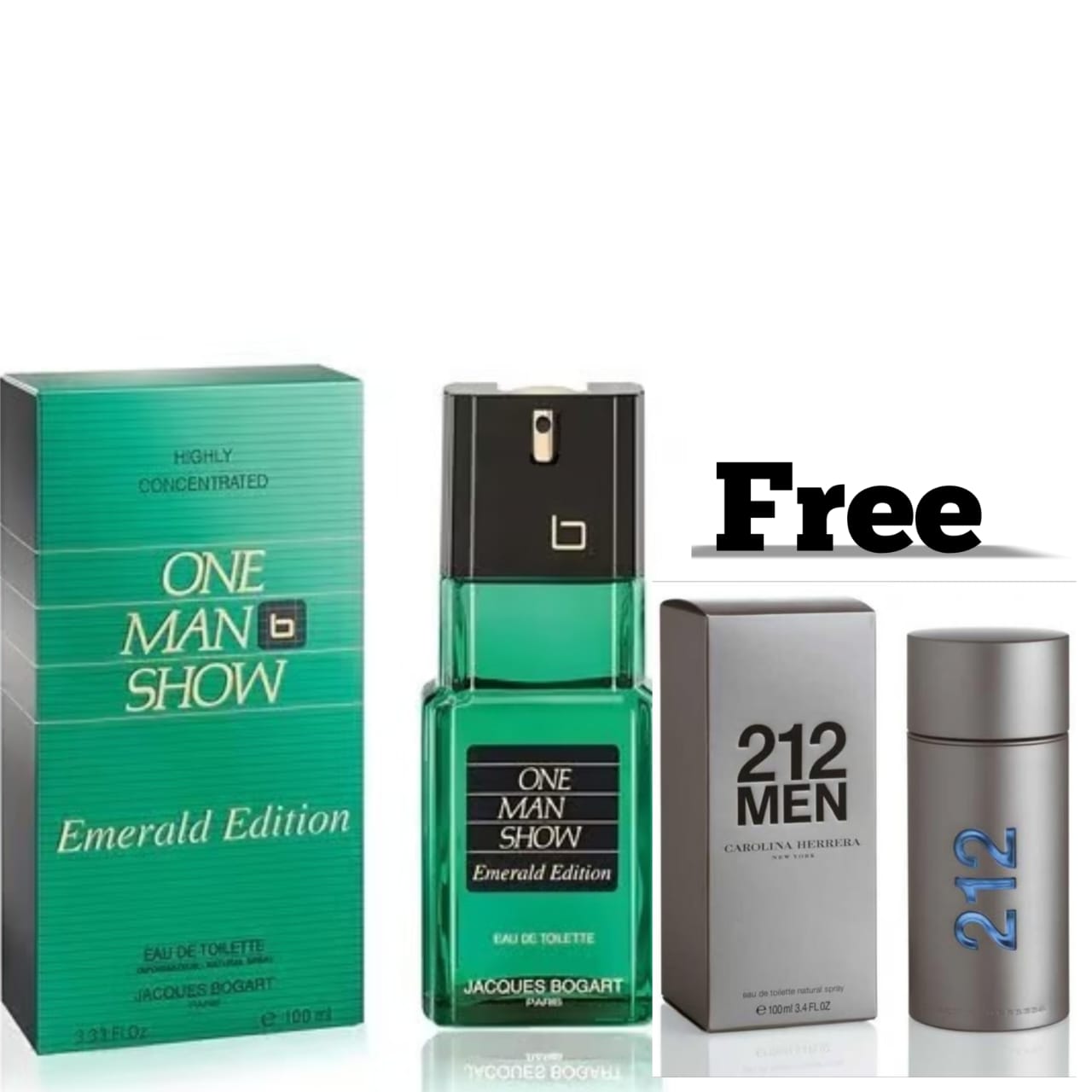One Man Show Emerald Edition by Jacques Bogart for Men, 100ml Perfume Spray For Men