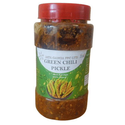 Jata Ganga Green Chili Pickle - 100% Natural, Fresh Red Chili Pickle Jata Ganga Green Chili Pickle - 100% Natural, Fresh Red Chili Pickle