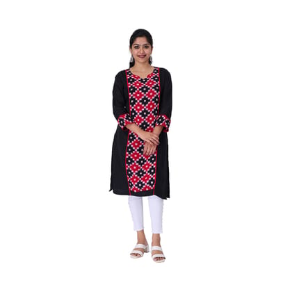 GHL GUENDICHA HAAT Sambalpuri Certified Handloom Pasapali Women's Pure Cotton Kurta GHL GUENDICHA HAAT Sambalpuri Certified Handloom Pasapali Women's Pure Cotton Kurta