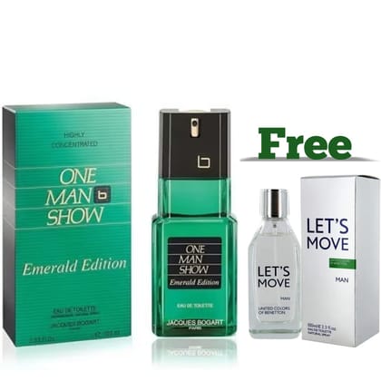 Jacques Bogart One Man Show Emerald Edition for Men, 100ml Perfume
