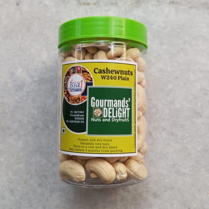 Gourmands' Delight - Plain Cashewnuts W240  500 gms