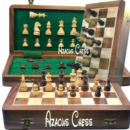 12x12 INCH SOUVNEAR Wooden Handcrafted Foldable Magnetic Chess Board Set + 34 Magnetic Pieces 2 Queens Extra for 2 Players Kids and Adults (Brown Yellow) 12x12 INCH SOUVNEAR Wooden Handcrafted Foldable Magnetic Chess Board Set + 34 Magnetic Pieces 2 Queens Extra for 2 Players Kids and Adults (Brown Yellow)