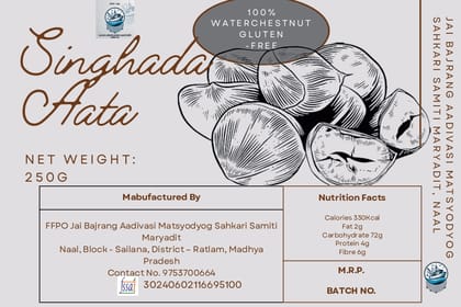 Singhada Aata | 100% Water Chestnut | Gluten Free | 250g