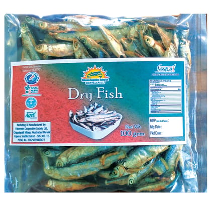 Dried Fish 100g - Fishermen Cooperative Society Ltd., Chippalapalli Dried Fish 100g - Fishermen Cooperative Society Ltd., Chippalapalli