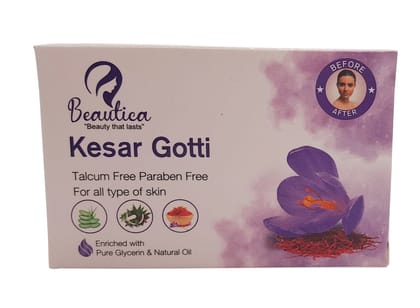 Beautica Kesar Gotti - Talc and Paraben Free, For All Skin Types Beautica Kesar Gotti - Talc and Paraben Free, For All Skin Types