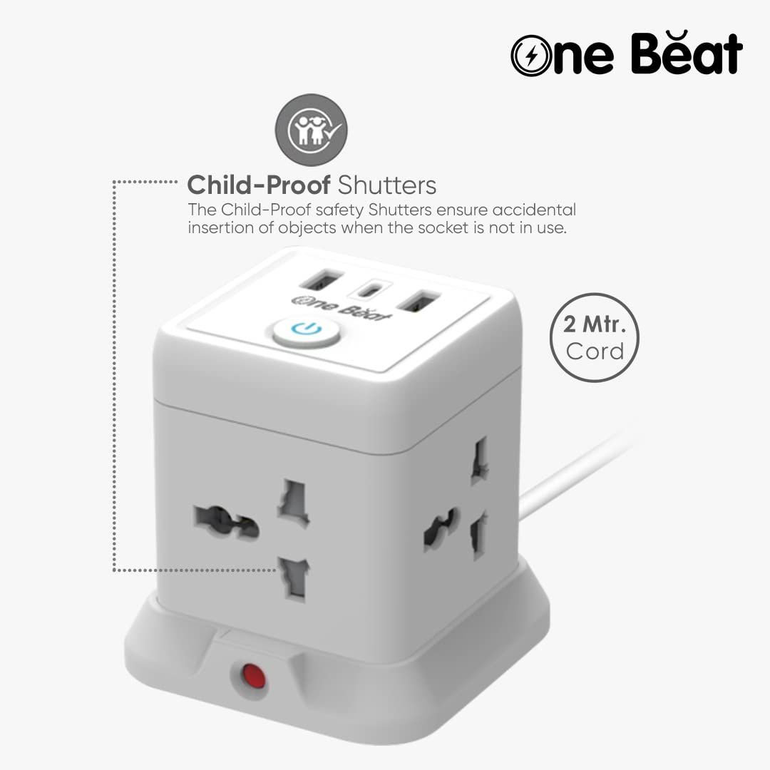 One Beat Cube Pro 20W PD Fast Charging Extension Board