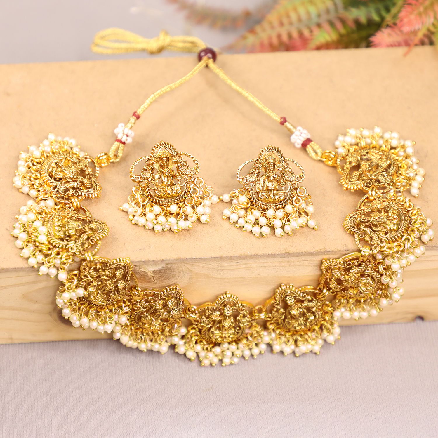 Swarajshop temple necklace sets for women