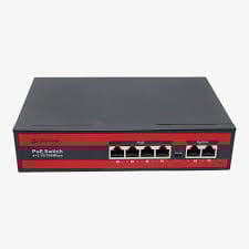 Secureye 4 Port +2 UP Link Poe Network Switch 10/100 MBPS 6 Ports 100 Mbps Network Switch