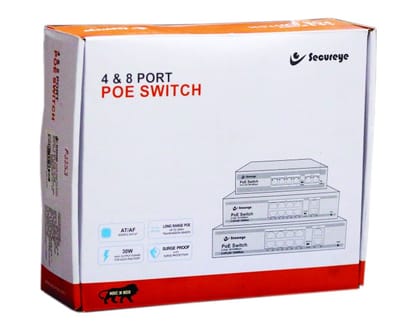 Secureye 4 Port +2 UP Link Poe Network Switch 10/100 MBPS 6 Ports 100 Mbps Network Switch Secureye 4 Port +2 UP Link Poe Network Switch 10/100 MBPS 6 Ports 100 Mbps Network Switch