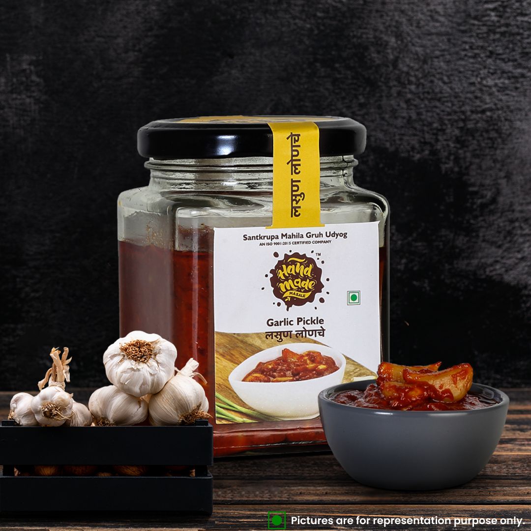 Handmade Masale Garlic Pickle