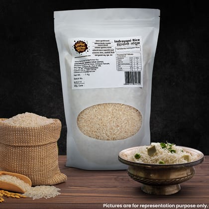 Handmade Indrayani Rice | Unpolished Rice