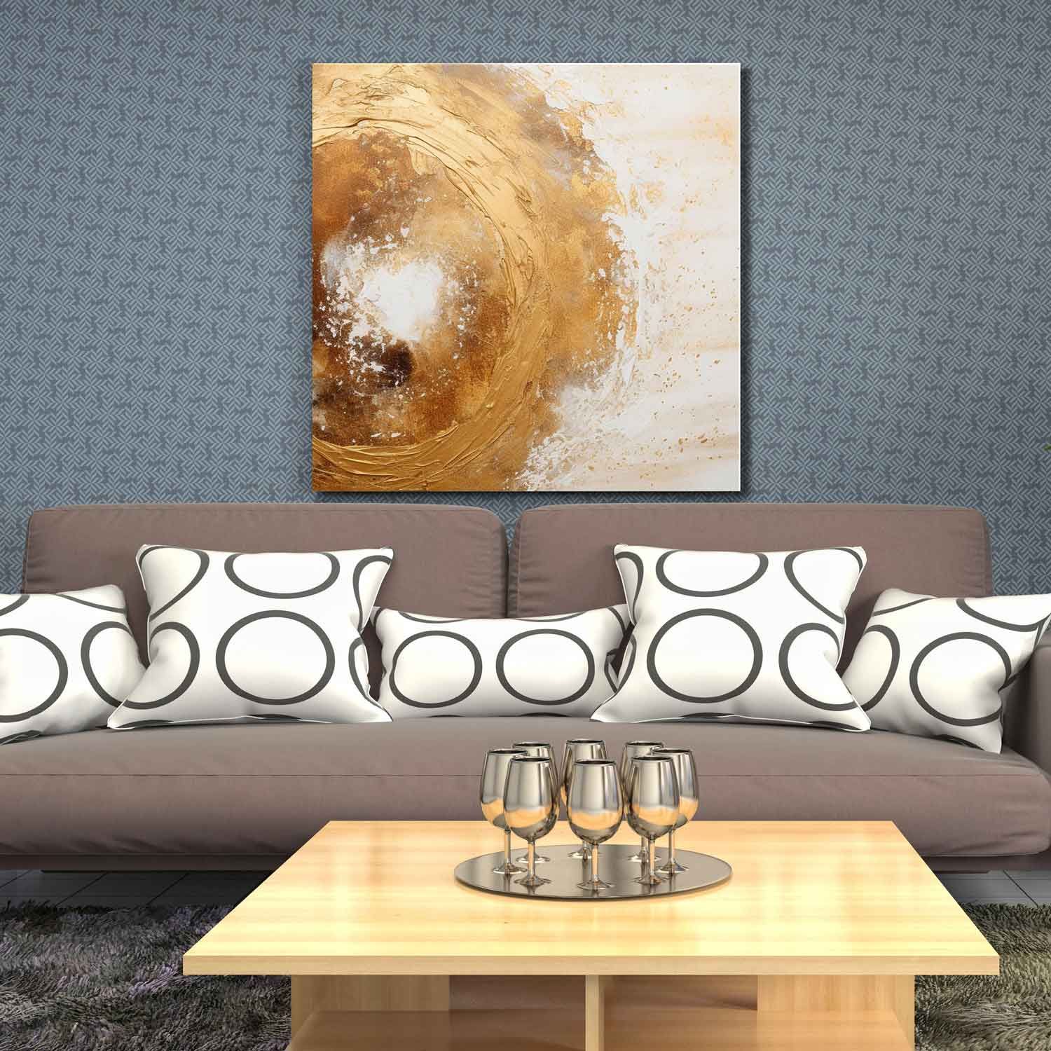 NATURAL LANDSCAPE 24in X 24in WITH BLACK FRAME