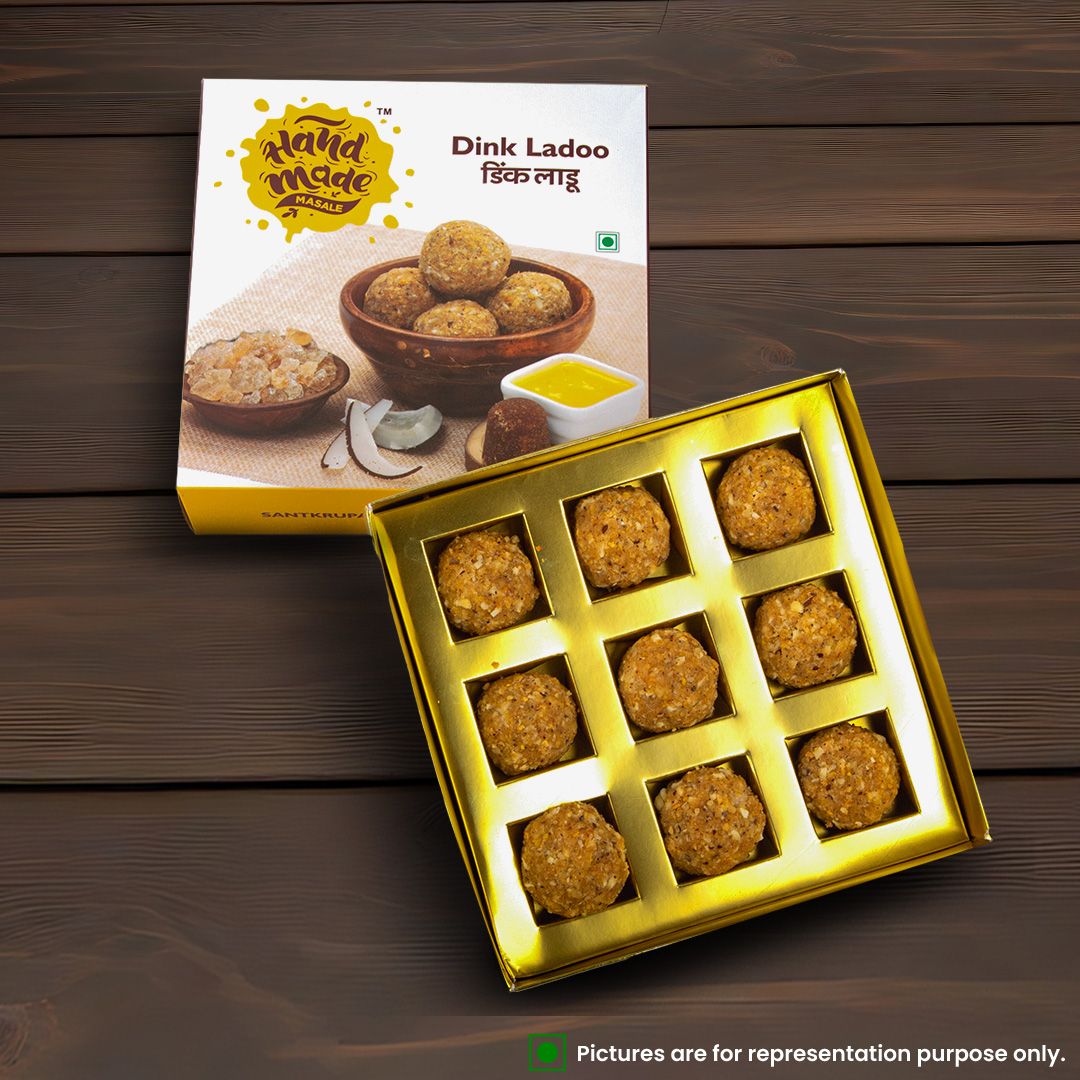 Handmade Dink Ladoo | Traditional Indian Sweet | Hand Made Masala