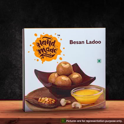 Handmade Besan Ladoo - Traditional Indian Sweet