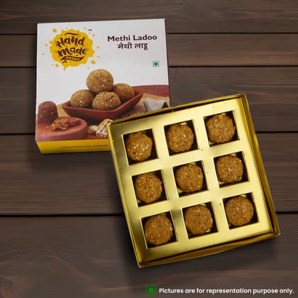 Handmde Methi Ladoo - Traditional Indian Sweet