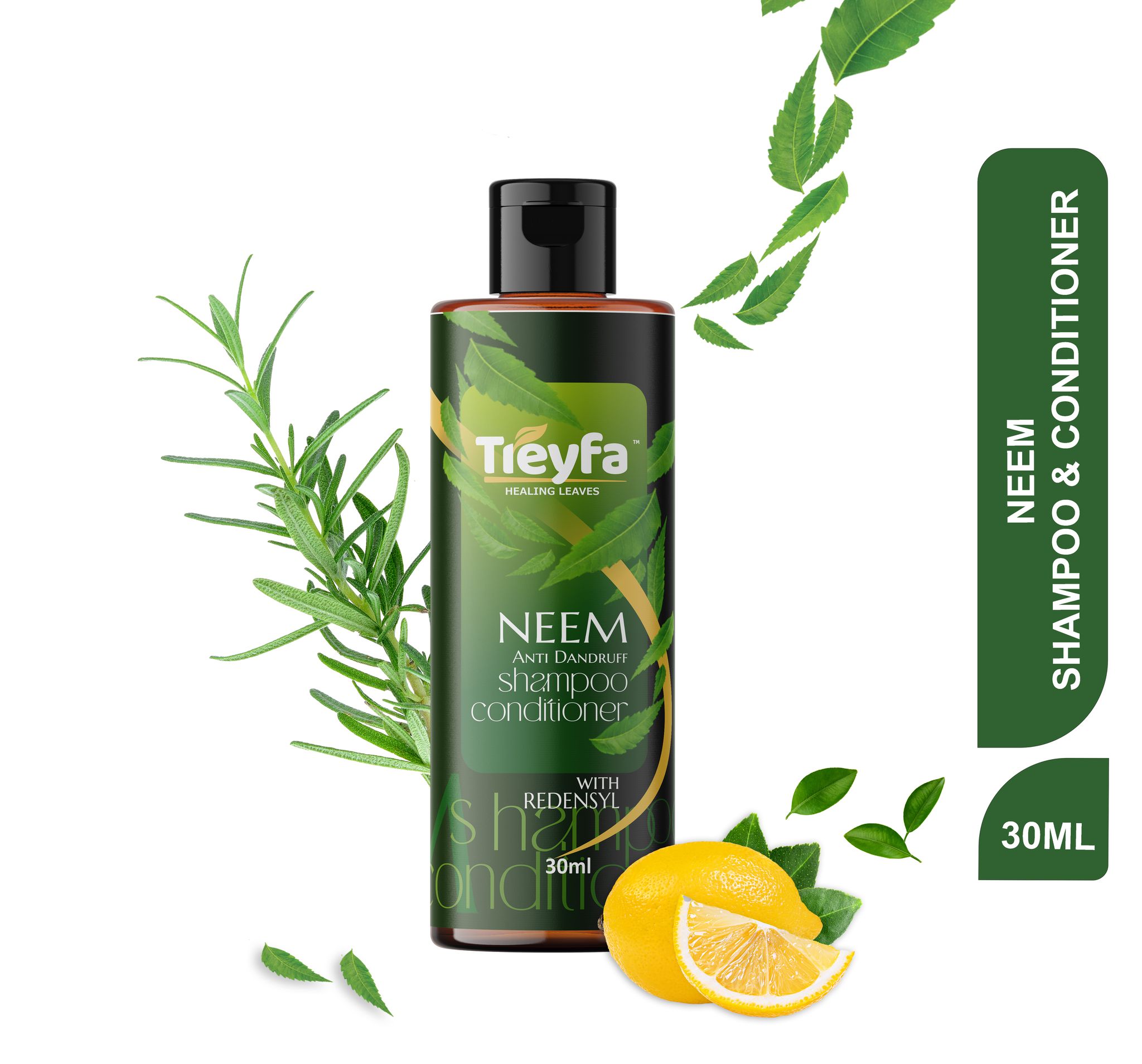 Treyfa Neem shampoo conditioner for anti dandruff, hair growth & hair fall control (30ml)