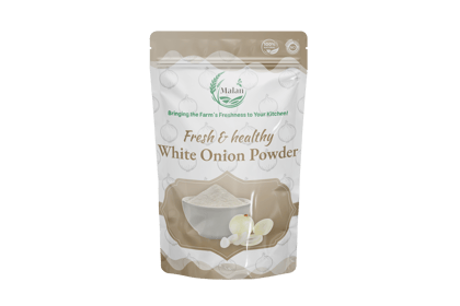 Malan Fresh & Healthy White Onion Powder, 100% Natural, No Additives Malan Fresh & Healthy White Onion Powder, 100% Natural, No Additives