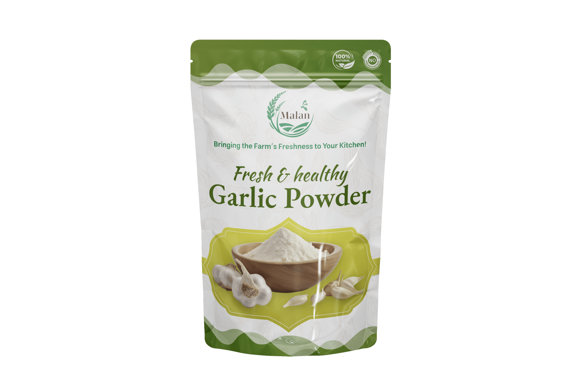 Malan Garlic Powder - 100% Natural and Pure