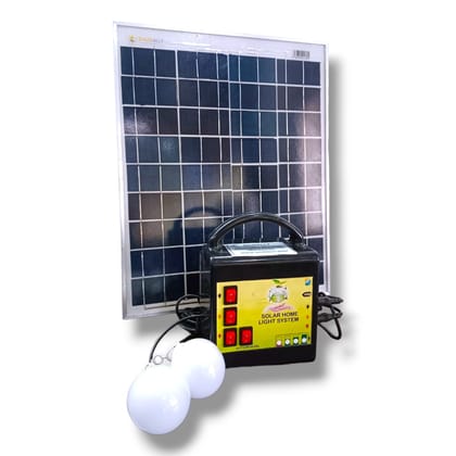 Saurally Solar HomeKIT with 12V 7Ah Lithium Battery, 20W Solar Panel, Mobile Charging Port