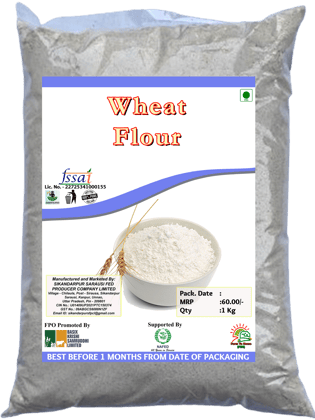 100% Pure Wheat Flour, 1 Kg 100% Pure Wheat Flour, 1 Kg