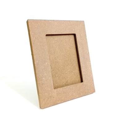 DEVESHA DIY Wooden MDF Photo frame - 9 × 7 Inch - (Image Size - 6 × 4 Inch) | Do It Yourself Handmade Home Decor