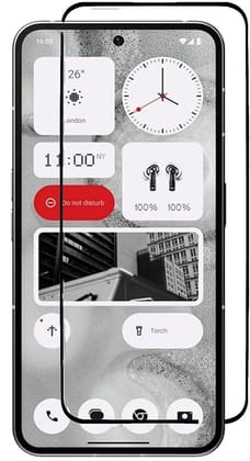 PLUGTECH Advanced Tempered Glass With Anti-Explosion 9H Hardness Edge-To-Edge Coverage Screen Guard for NOTHING 2 PLUGTECH Advanced Tempered Glass With Anti-Explosion 9H Hardness Edge-To-Edge Coverage Screen Guard for NOTHING 2