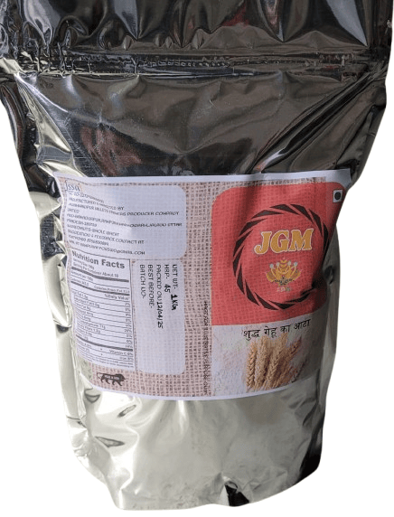 Organic Whole Wheat Flour | Stone Ground | 1 kg Bag