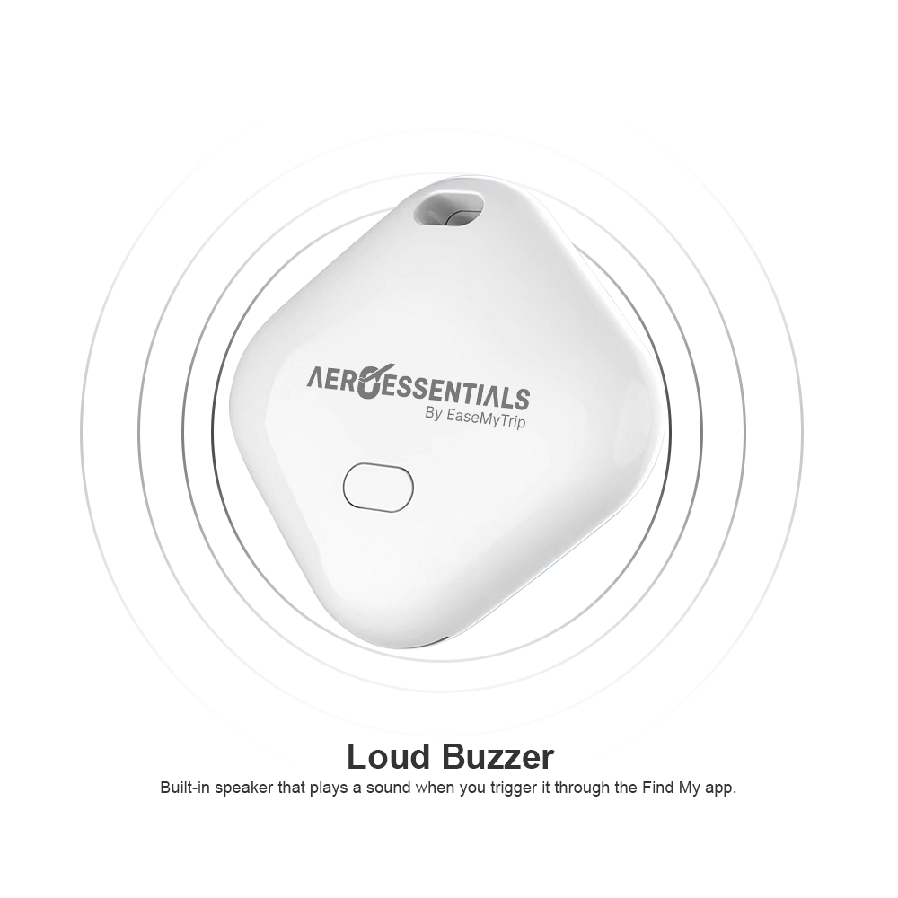 Aeroessentials AeroTag Find My Compatible Item Tracker, UWB Technology, CR2032 Battery, 1-Year Battery Life