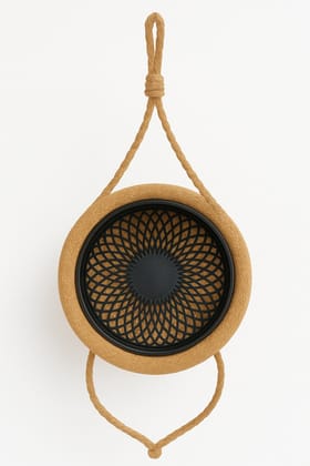Coconut Husk and Coir Based Hand Crafted Indoor and Balcony Hanging Pot for Sophisticated Plants