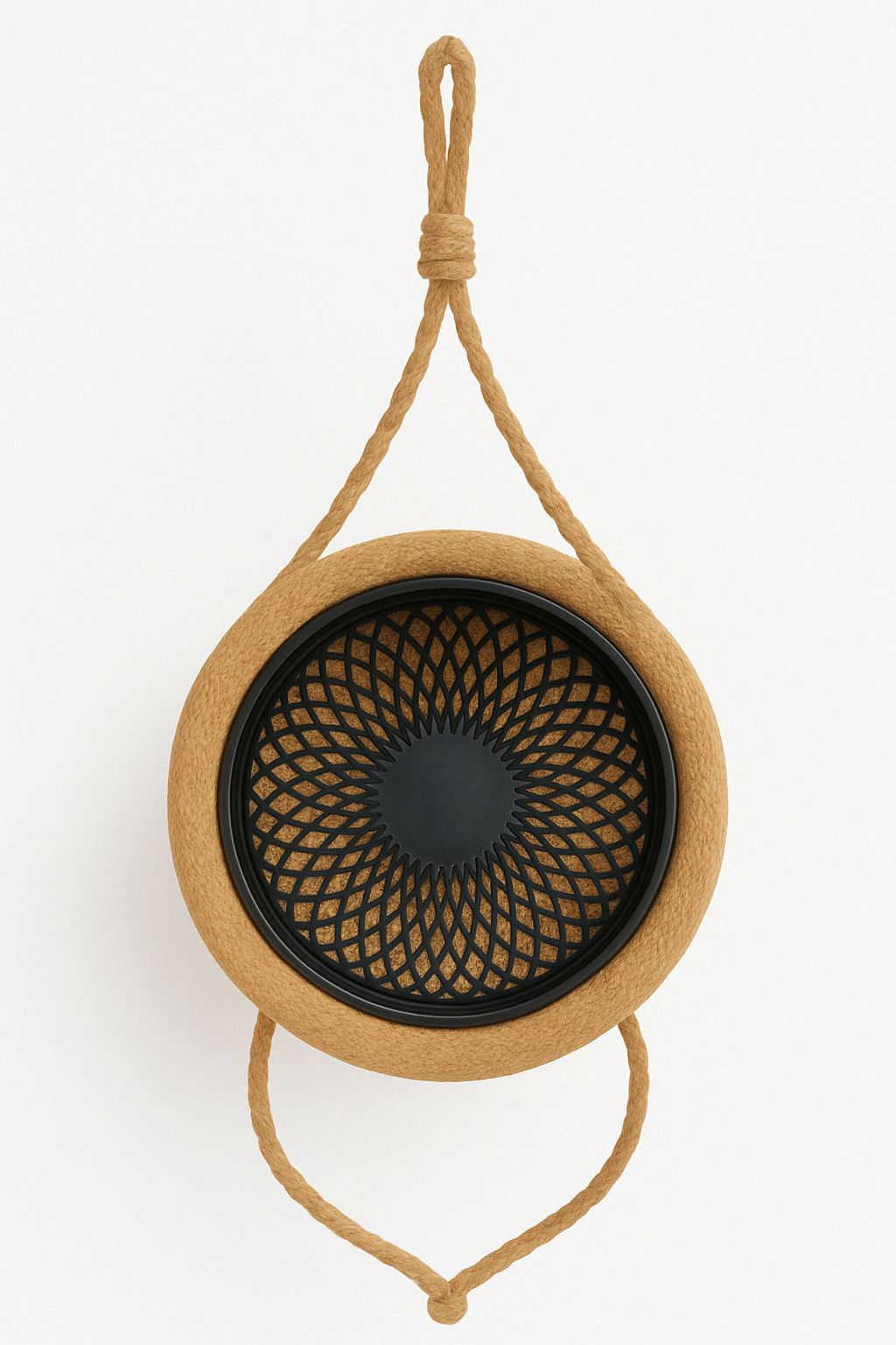 Coconut Husk and Coir Based Hand Crafted Indoor and Balcony Hanging Pot for Sophisticated Plants